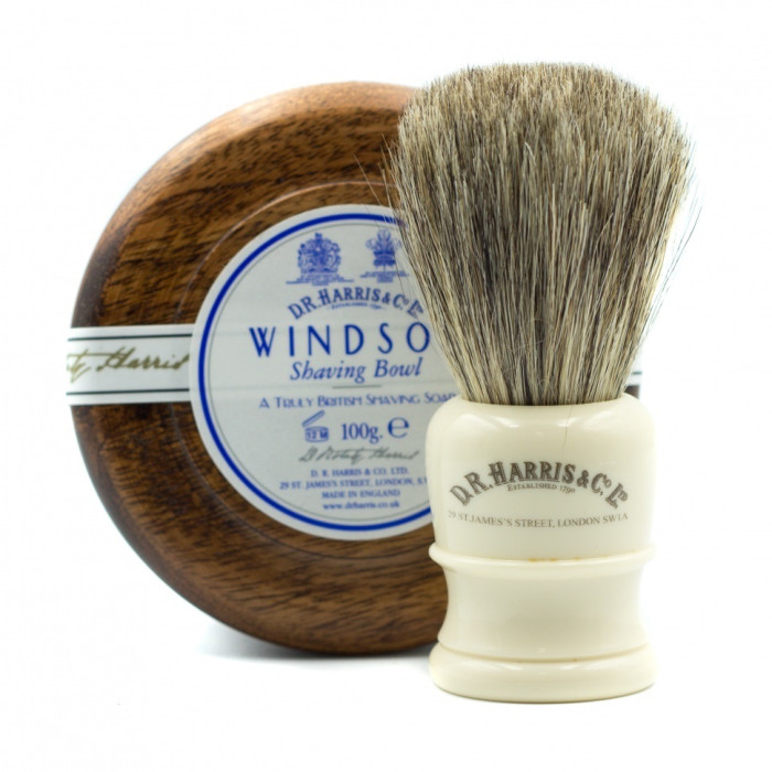 Подарочный набор D R Harris Windsor Shaving Gift Set Mahogany