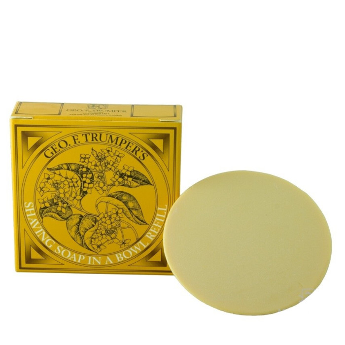 Мыло для бритья Geo F Trumper Sandalwood Hard Shaving Soap, 80 грамм