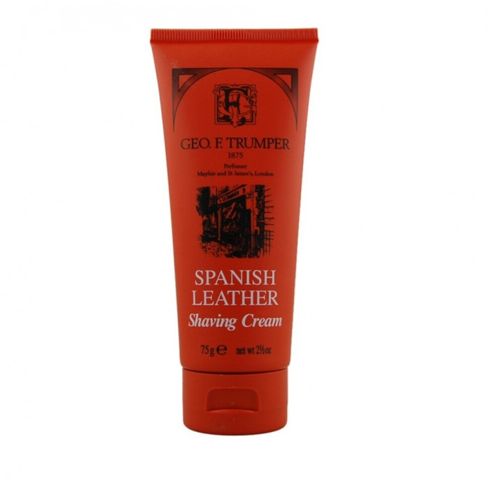 Крем для бритья Geo F Trumper Spanish Leather Soft Shaving Cream, 75 грамм