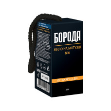 Мило для тіла на мотузці БОРОДА №6 "Освіжаюче", 200 грам