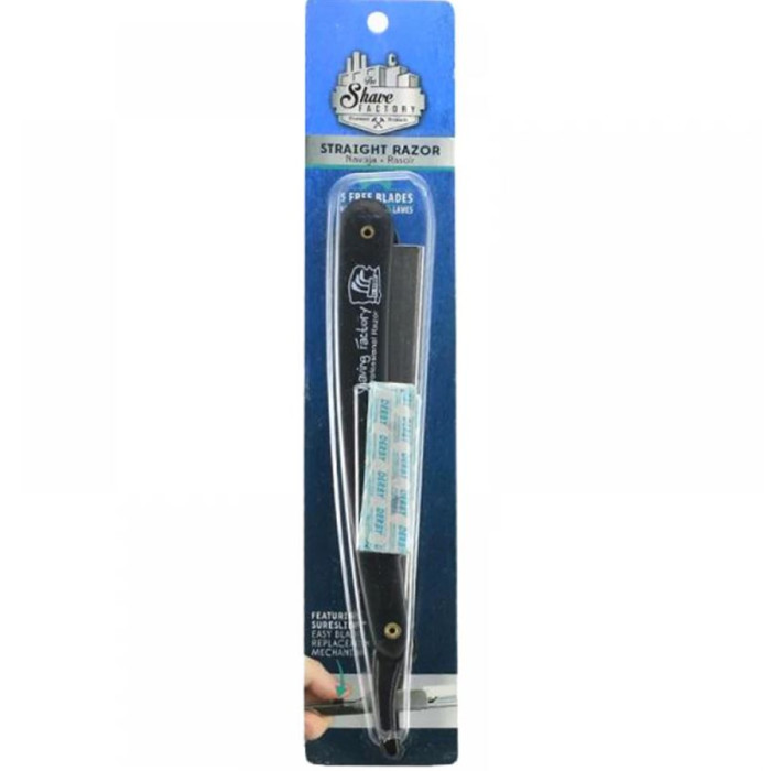 Небезпечна бритва (шаветта) Shaving Factory black