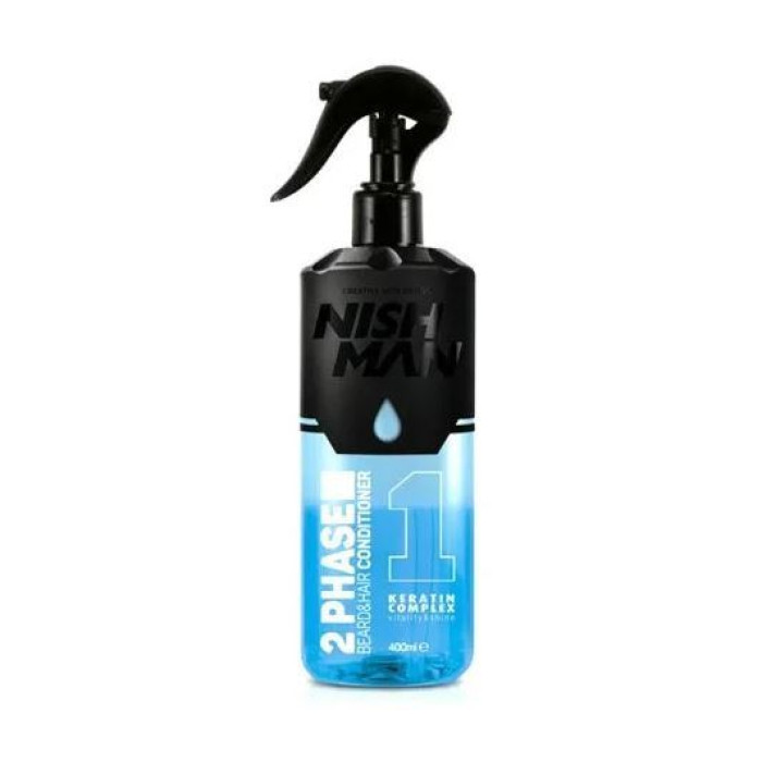 Кондиціонер 2-х фазний для волосся та бороди Nishman Beard & Hair Conditioner 400 мл