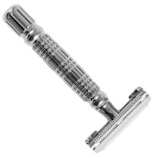 Станок для гоління Т-подібний Rockwell R1 Double Edge Safety Razor White Chrome