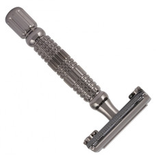 Станок для гоління Т-подібний Rockwell R1 Double Edge Safety Razor Gunmetal Chrome