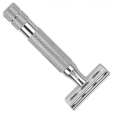 Станок для гоління Т-подібний Rockwell 2C Double Edge Safety Razor White Chrome