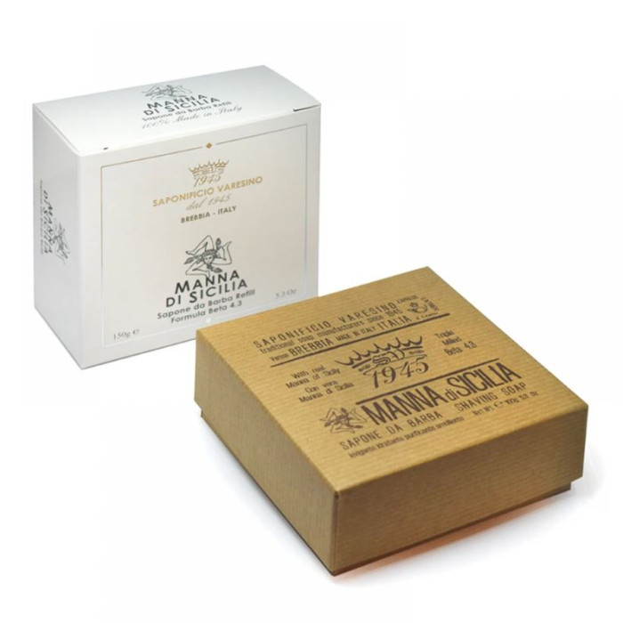 Мыло для бритья (запаска) Saponificio Varesino Manna di Sicilia Shaving Soap Refill 150 грамм