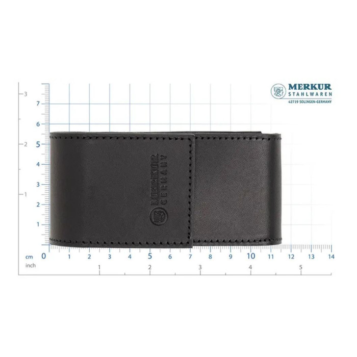 Кожаный кейс для бритвы и лезвий MERKUR LEATHER CASE 5004