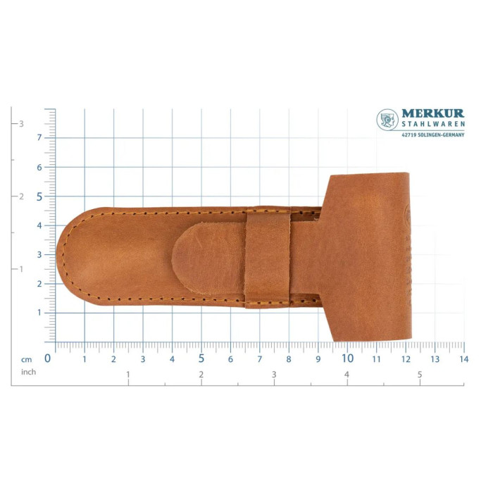 Кожаный чехол Merkur для станка Leather Sheath Cowhide Brown