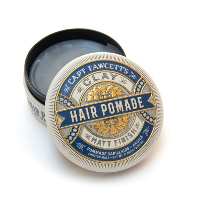 Глиняная помада для укладки волос Captain Fawcett’s Clay pomade, 100 грамм