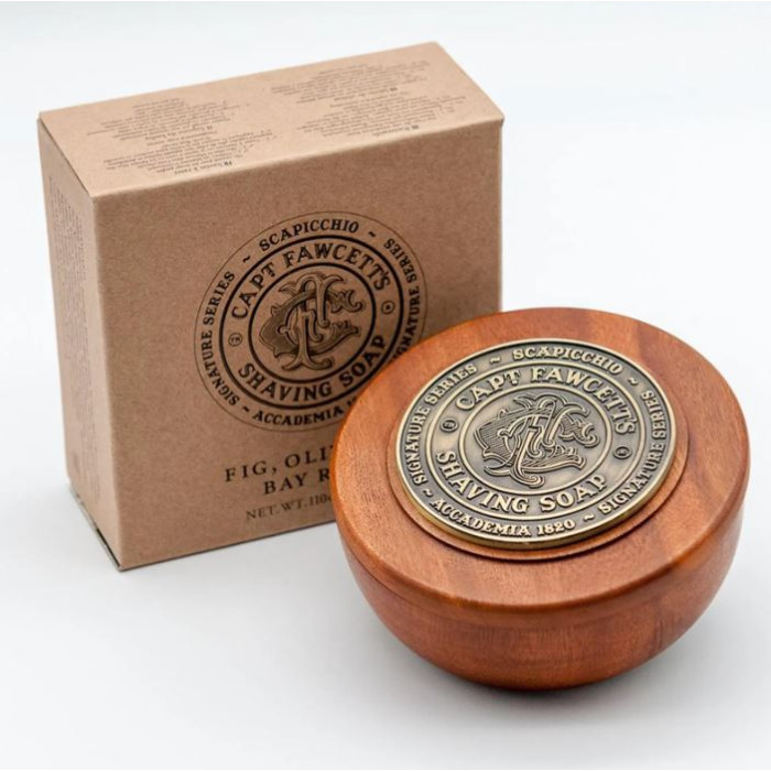 Мыло для бритья в чаше Scapicchio Shaving Soap Captain Fawcett’s 110 грамм