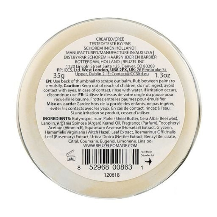 Бальзам для бороды REUZEL Beard Balm Clean & Fresh, 35 грамм