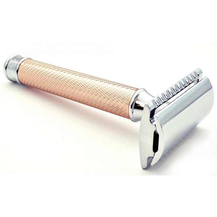 Т-образная бритва MUEHLE R 89 ROSE GOLD TRADITIONAL