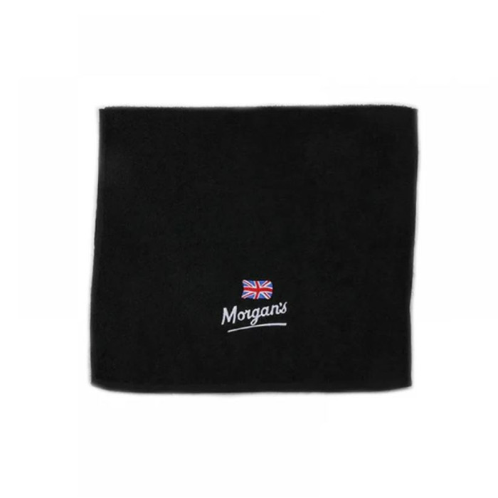 Полотенце для бритья Morgan's Embroidered Large Black Towel