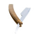 Опасная бритва Straight Razor EDO 5/8" Turkish point SwissWood Maple