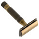 Станок для бритья Т-образный Pearl SSH-05 Antique Brass Closed Comb