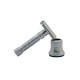 Станок для бритья Т-образный Pearl Flexi Adjustable Safety Razor Open Comb FXO-2023