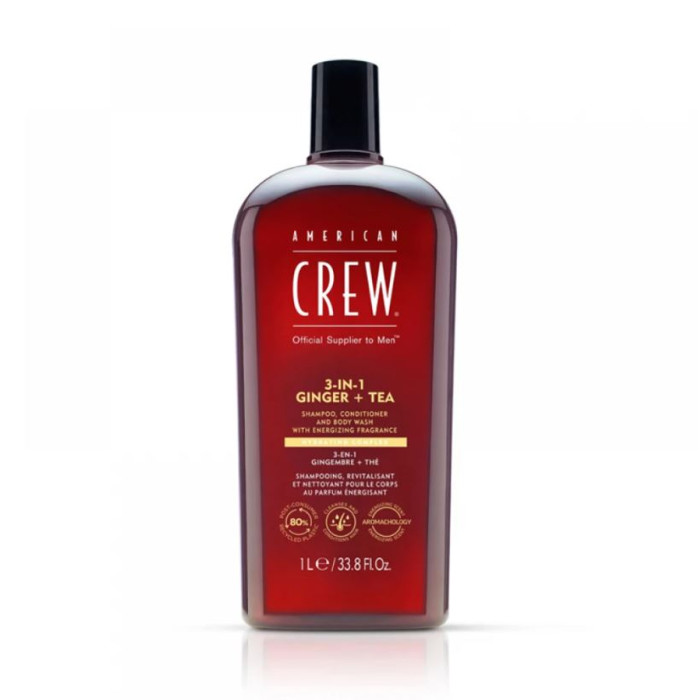 Шампунь (3 в 1) American Crew Shampoo Conditioner and Body Wash Ginger Tea 1000 мл