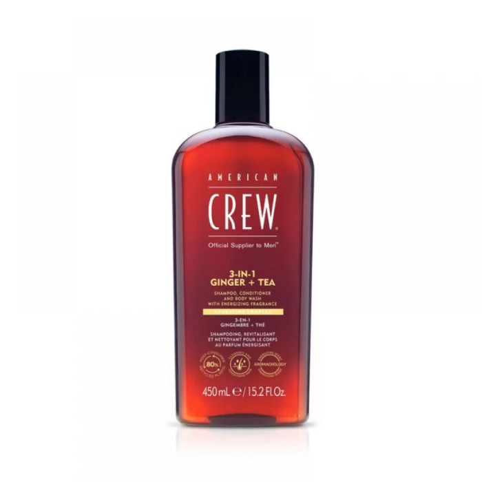 Шампунь (3 в 1) American Crew Shampoo Conditioner and Body Wash Ginger Tea 450 мл