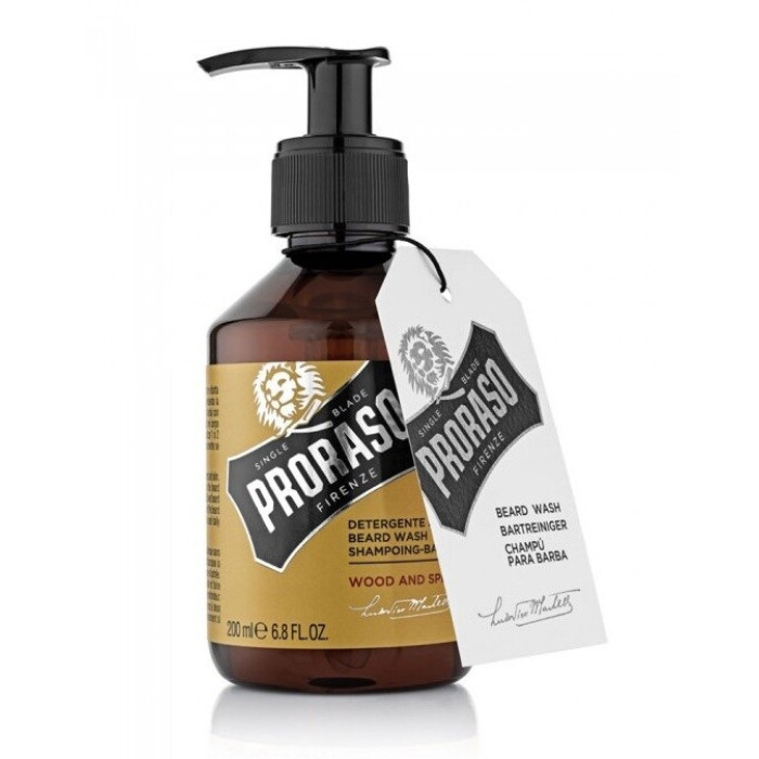 Шампунь для бороды Proraso Beard Shampoo Wood & Spice