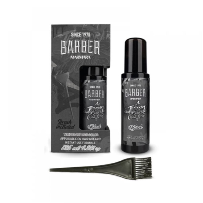 Спрей для временного окрашивания волос Marmara Temporary Hair Color - Black 125 мл