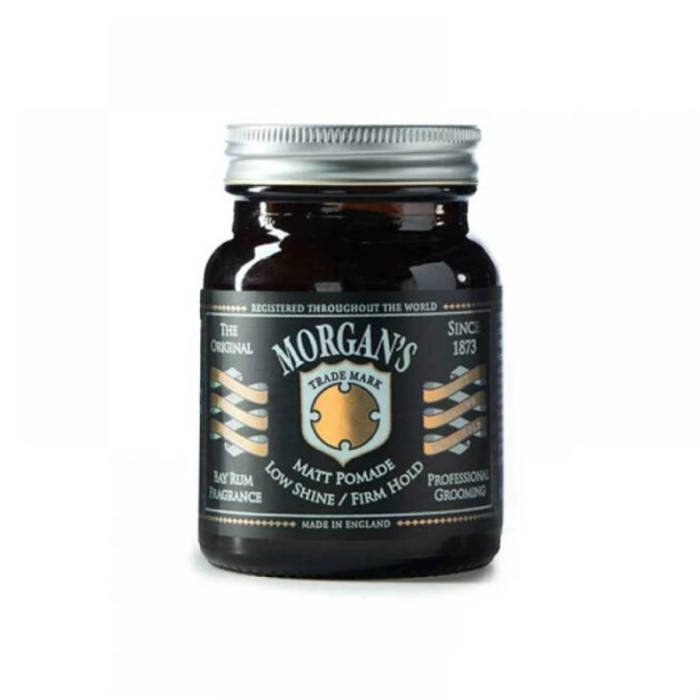 Помада для стилизации волос Morgan's Matt Pomade Low Shine / Firm Hold Bay Rum 100 г