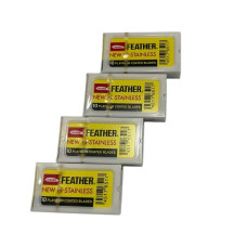 Леза для безпечної бритви Feather New Hi-Stainless (40 лез)
