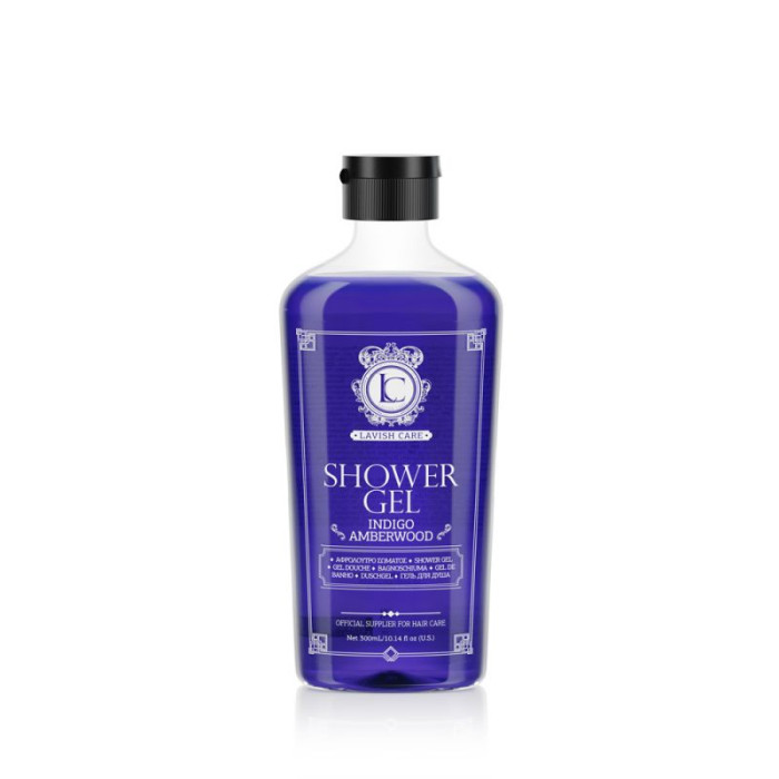 Гель для душа Lavish Care Shower Gel Indigo Amberwood, 300 мл