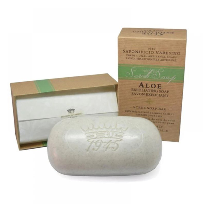 Мило-скраб Saponificio Varesino Aloe Exfolianting Soap 300 грам