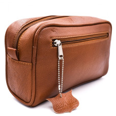 Кожаная сумка для косметики Parker TBSADDLE Leather Toiletry Bag
