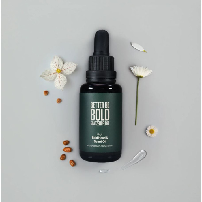 Олія для лисої голови та бороди Better Be Bold Magic Bald Head and Beard Oil 30 мл