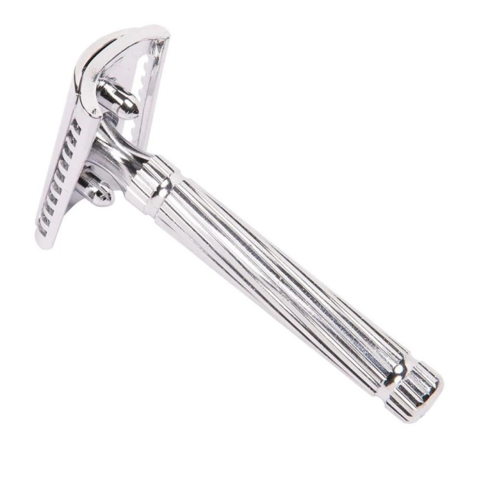 Станок для бритья Т-образный Fatip Piccolo Chrome Slant Closed Comb