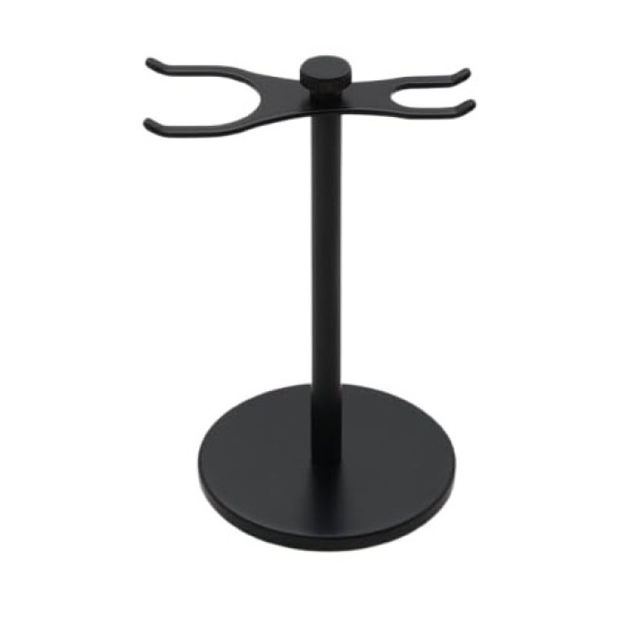Стенд для Т-подібного станка і помазка Pearl SST-05 Full Black Razor & Brush Holder Stand