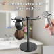 Стенд для Т-подібного станка і помазка Pearl SST-05 Full Black Razor & Brush Holder Stand