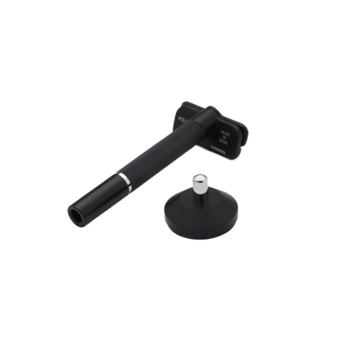 Станок для бритья Т-образный Pearl The Sleek Single Edge Safety Razor SE-01 Black Edition With Stand