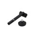 Станок для бритья Т-образный Pearl The Sleek Single Edge Safety Razor SE-01 Black Edition With Stand