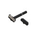 Станок для бритья Т-образный Pearl The Sleek Single Edge Safety Razor SE-01 Black Edition With Stand