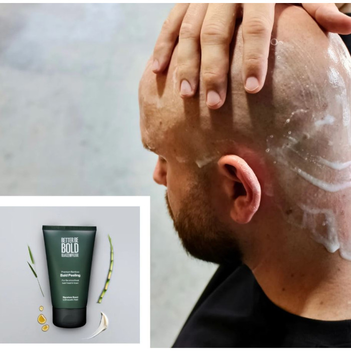 Скраб для лисої голови Better Be Bold Bald head scrub з матовим ефектом, 150 мл