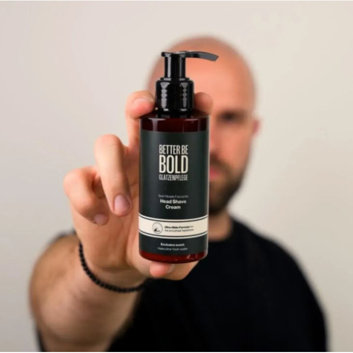 Крем для гоління голови Better Be Bold Head Shave Cream с ефектом ультра ковзання, 150 мл
