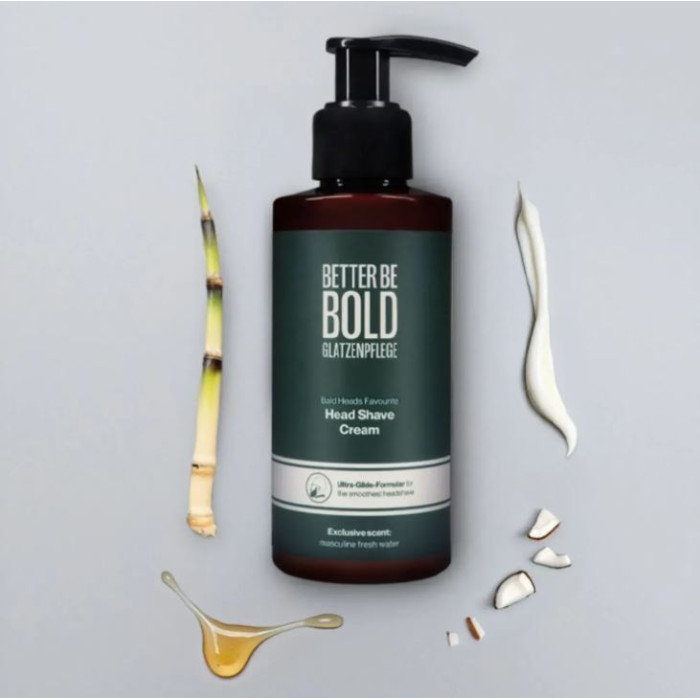 Крем для гоління голови Better Be Bold Head Shave Cream с ефектом ультра ковзання, 150 мл
