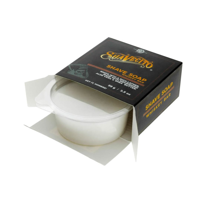 Мило для гоління "Віскі-бар" Suavecito Whiskey Bar Shave Soap 99g