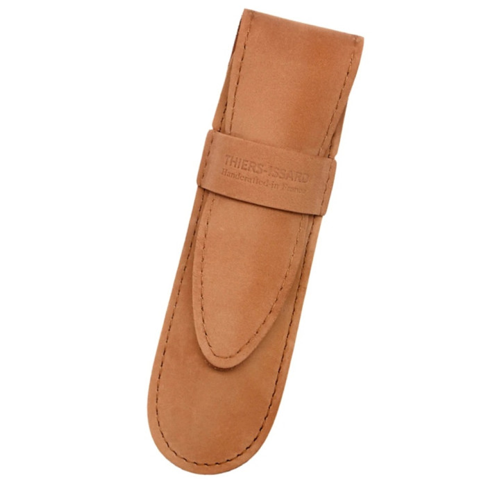 Шкіряний чохол для небезпечної бритви Thiers Issard Luxury Calf Leather Wallet Brown RETUI-M