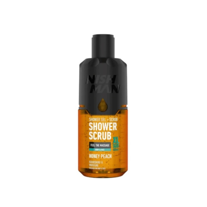 Гель для душа со скрабом Nishman Shower&Scrab Honey Peach, 480 мл