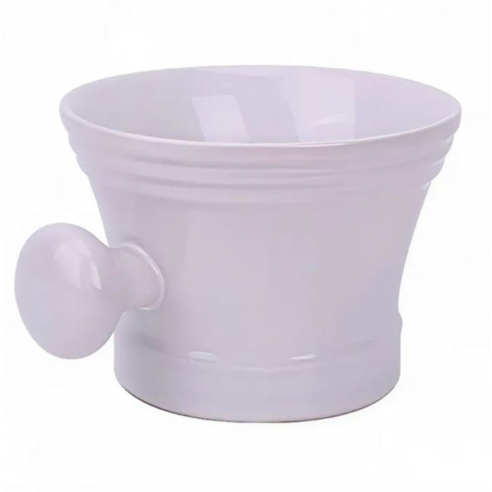 Чаша керамічна з ручкою The Shave Factory Shaving Mug біла
