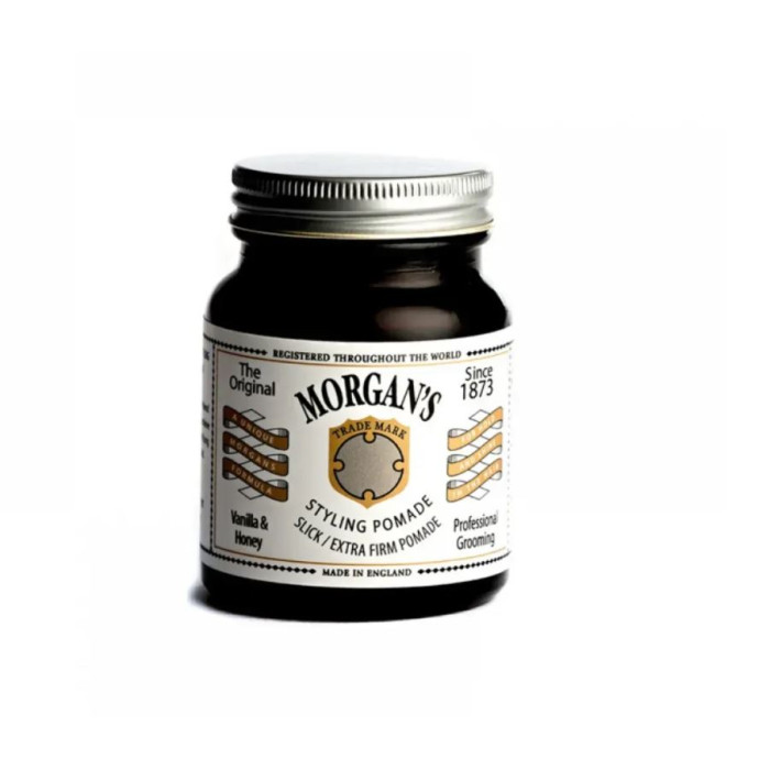 Помада со сверхсильной фиксацией Morgans Vanilla & Honey Pomade Extra Firm Hold 50 грамм