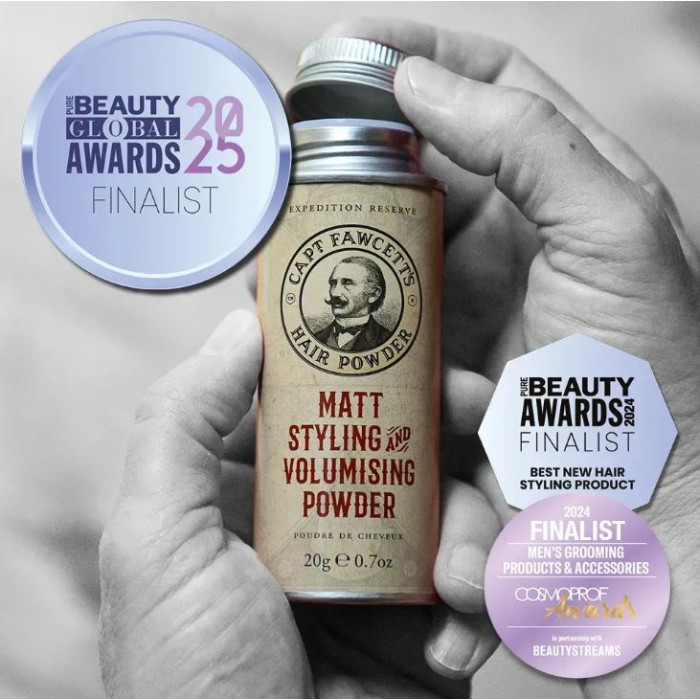 Матова пудра для укладки та об'єму Captain Fawcett Hair Powder 20 грам