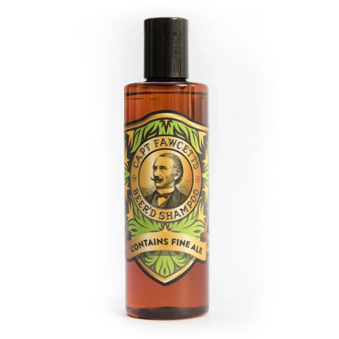 Шампунь для бороди виготовлений на основі пива Captain Fawcett Beer'd Shampoo 250ml