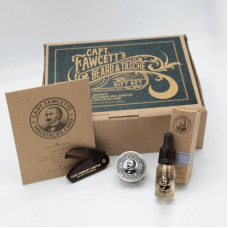 Подарунковий набір (віск + олія для бороди та гребінець) Captain Fawcett Beard and Tache Gift Set