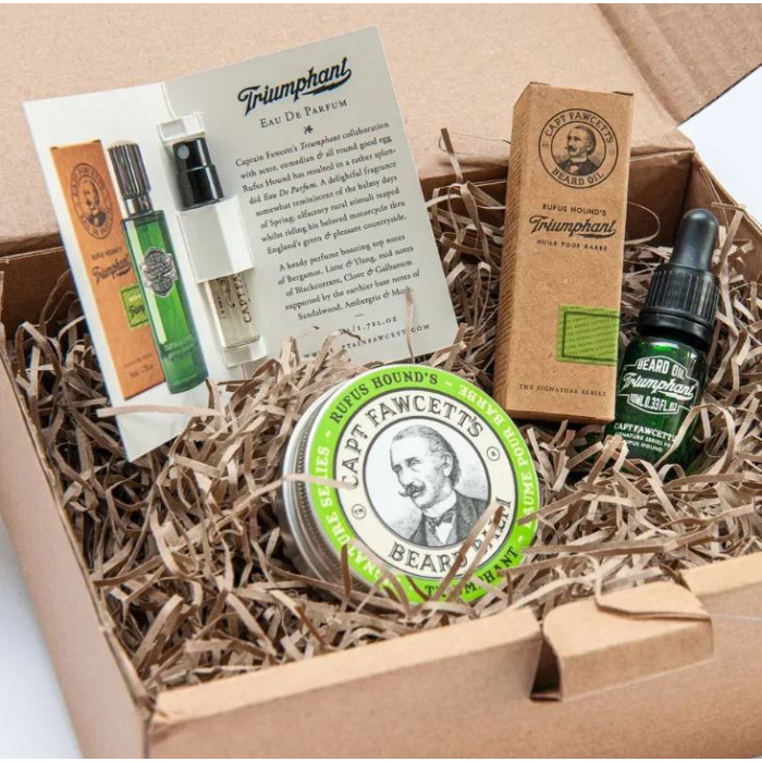 Подарунковий набір для догляду за бородою Captain Fawcett Triumphant Beard Set