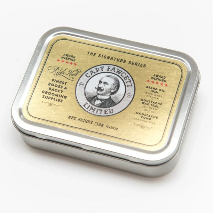 Подарунковий набір Captain Fawcett Ricki Hall's Booze & Baccy Grooming Kit