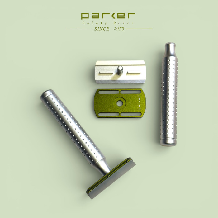 Станок для бритья Т-образный Parker AeroShave Aluminum Safety Razor S